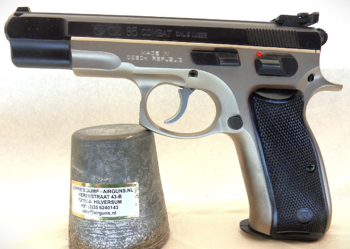 CZ 85 Combat 9x19mm / VUURWAPEN GEBRUIKT &euro; 595,- /   ALLEEN TE KOOP MET VUURWAPEN VERLOF ! -4263-a